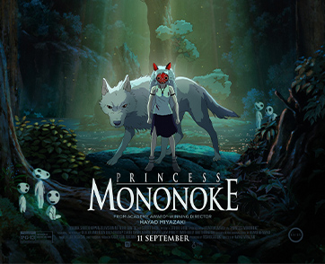 ประสบการณ์ครั้งสำคัญของคอหนัง “Princess Mononoke เจ้าหญิงจิตวิญญาณแห่งพงไพร” การต่อสู้แห่งผืนป่าจะตื่นตะลึงกว่าเดิม ในระบบ IMAX / 4K ครั้งแรกในไทย!